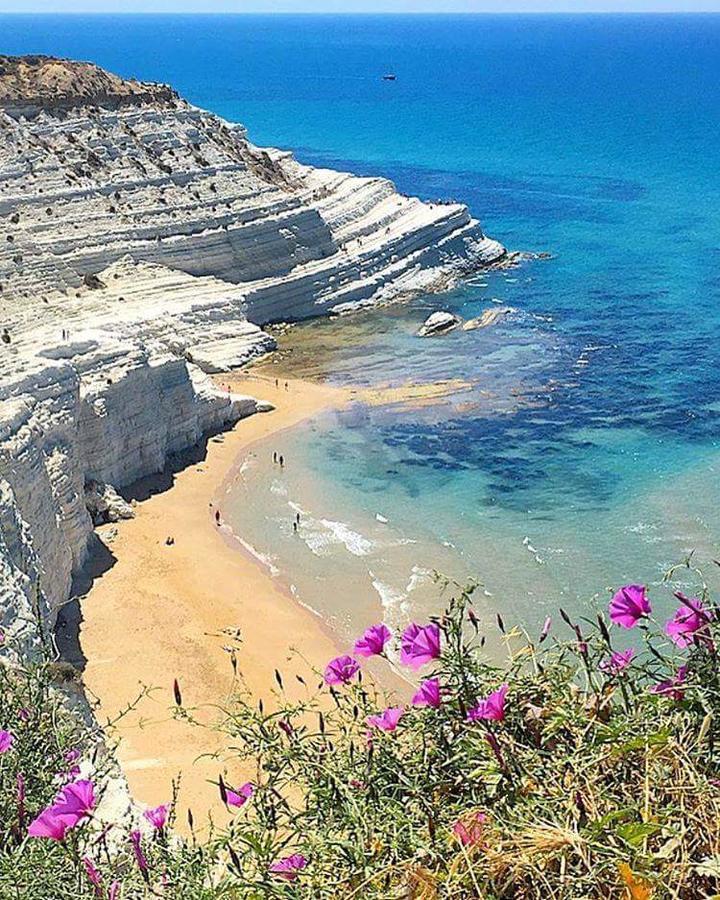 Апартаменти Anemone Della Scala Dei Turchi Реальмонте Екстер'єр фото